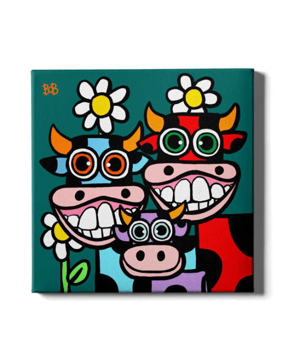 Cow Family Bob Art by Bob Marongiu