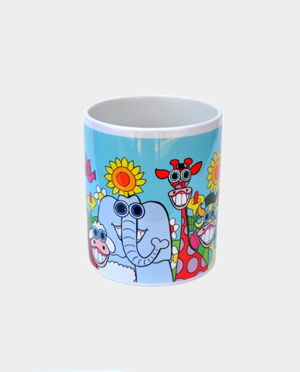 Tazza La Giraffa Rossa Bob Art by Bob Marongiu