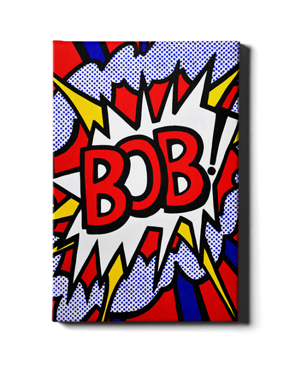 J'adore-Roy-Lichtenstein Bob Art by Bob Marongiu